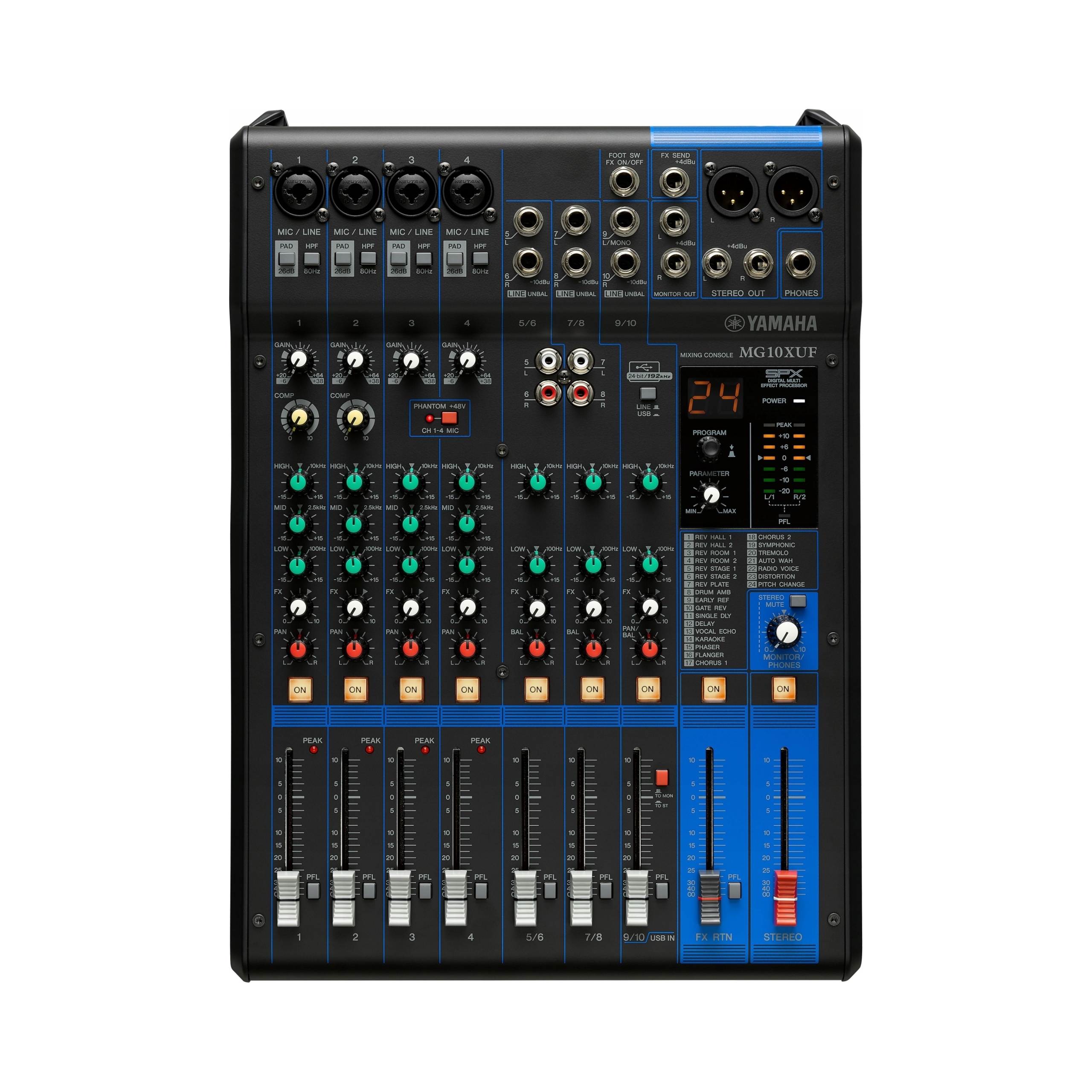 Yamaha MG10XUF mikser analogowy audio 10-kanałowy z efektami