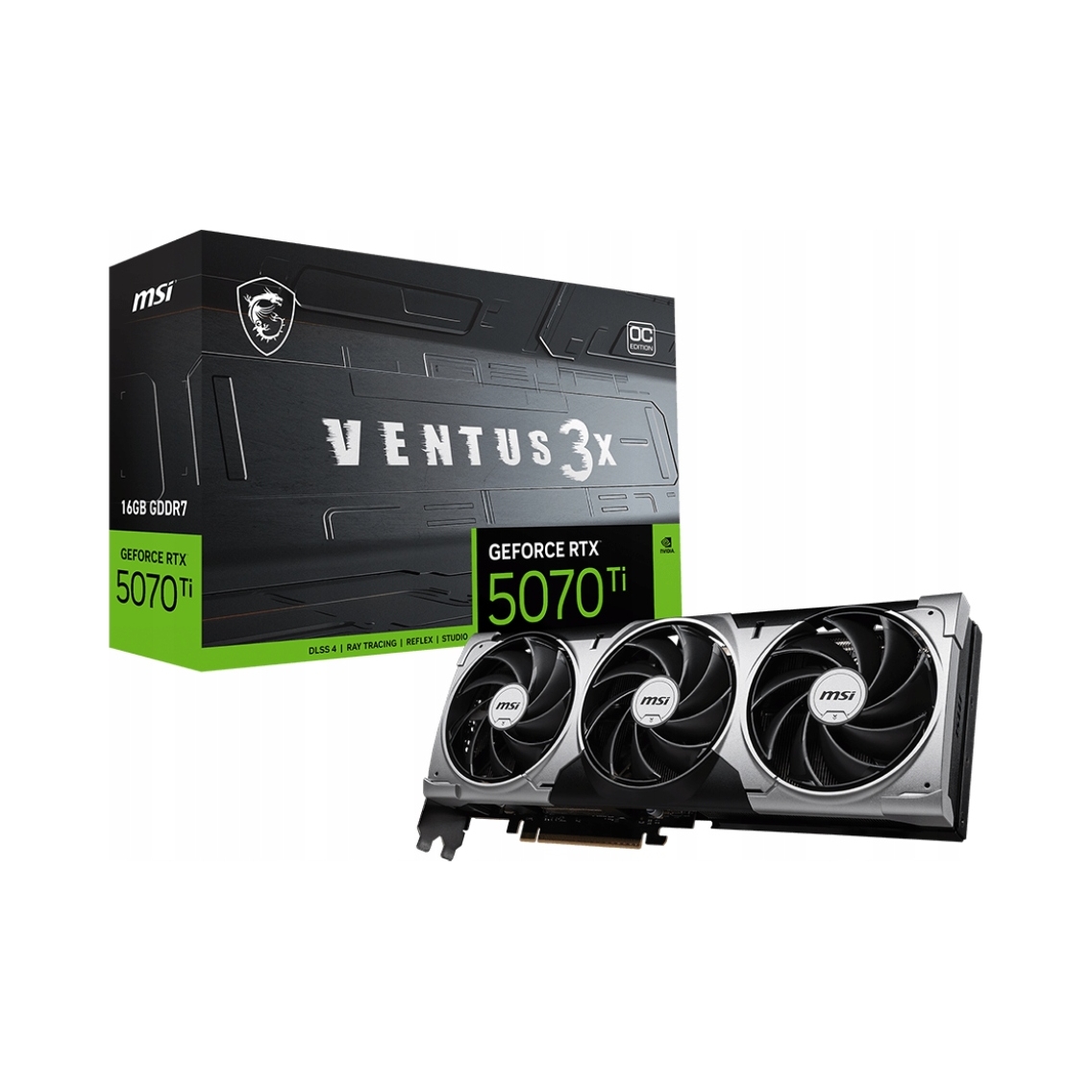Grafická karta Msi Ventus Rtx 5070 Ti 16 Gb