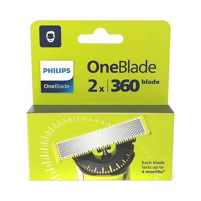Ostrza wymienne Philips OneBlade końcówki 2 sztuki oryginalne wkłady