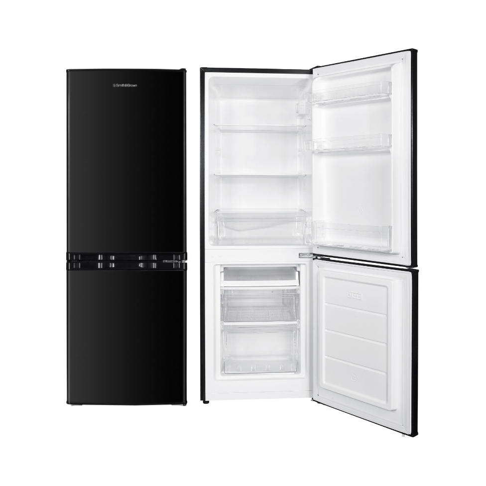 2X Lodówka Smith&brown SFBF-511-BE3 142.5cm Czarna