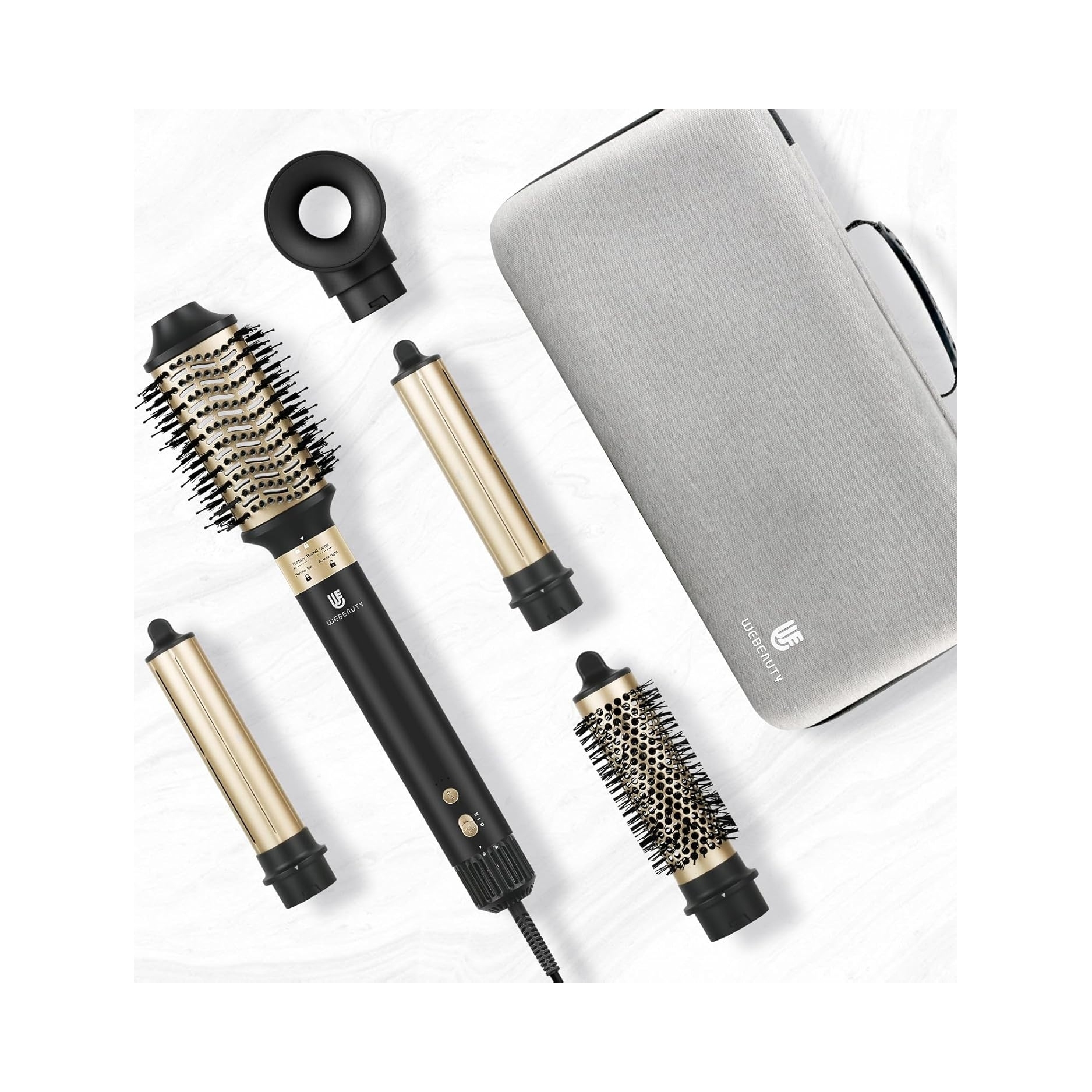 Suszarko-lokówka do włosów z jonizacją 5w1 volumizer, Webeauty