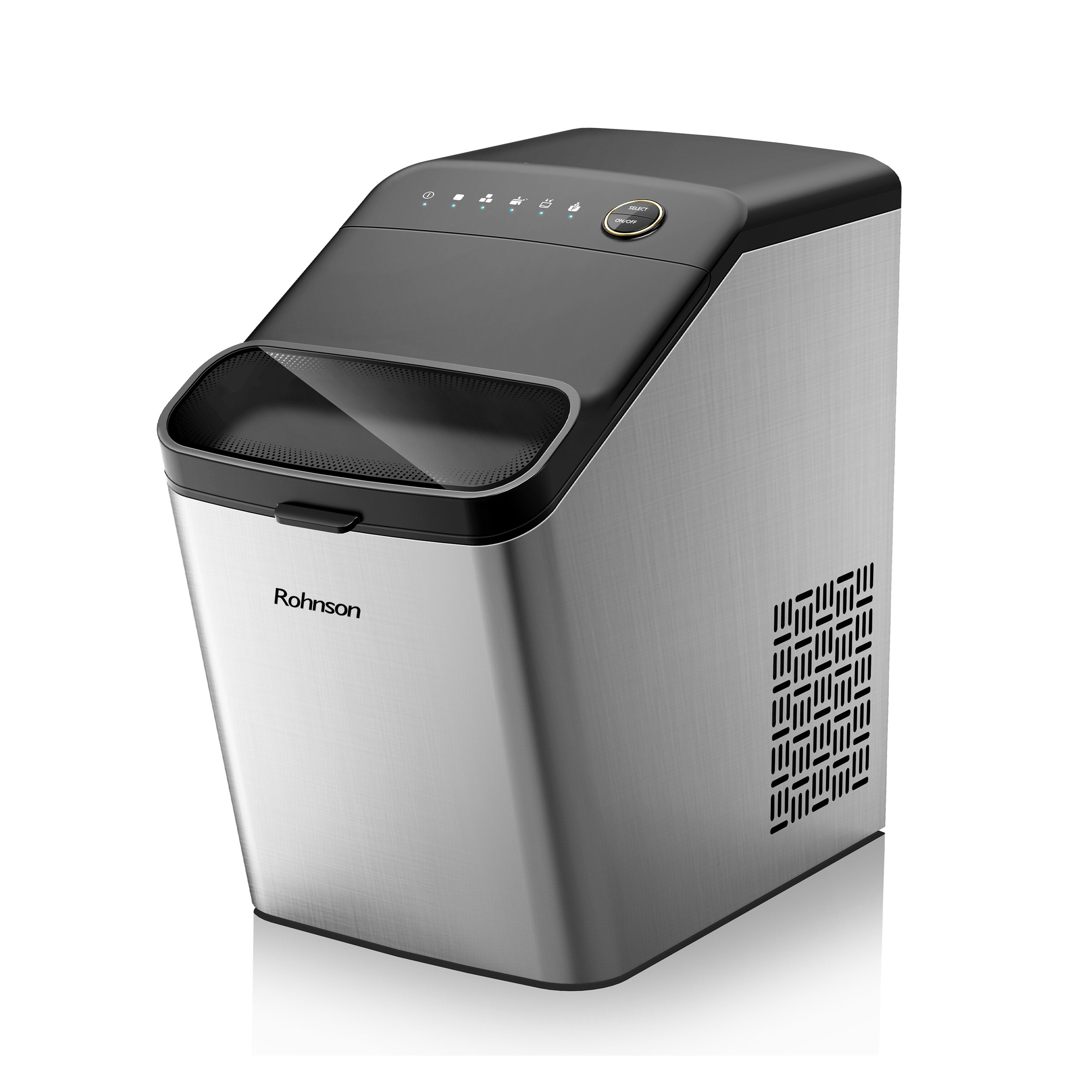 Kocka na ľad Rohnson R-40015 strieborná 105 W