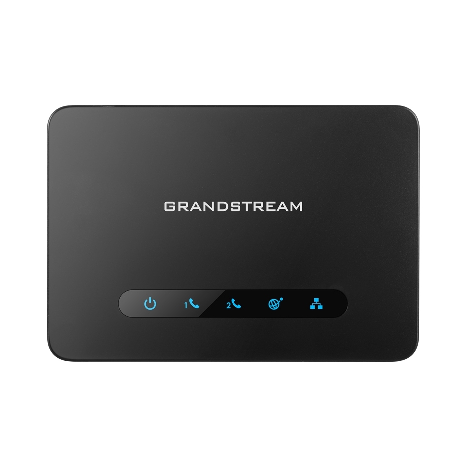 Bramka VoIP Grandstream HT812 2xSIP LAN WAN 2xFXS NAT obsługa faxu T.38
