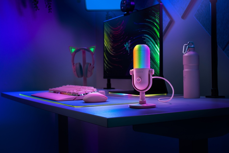 Razer Mikrofon Seiren V3 Chroma, Quartz — 13