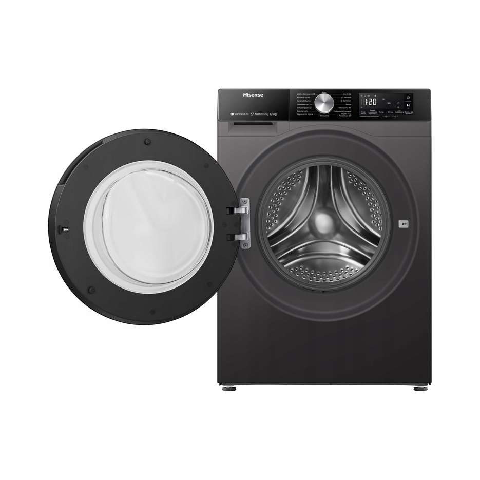 2X Pralko-suszarka Hisense WD3S8045BT3/PL 59.5 cm 8/5 kg