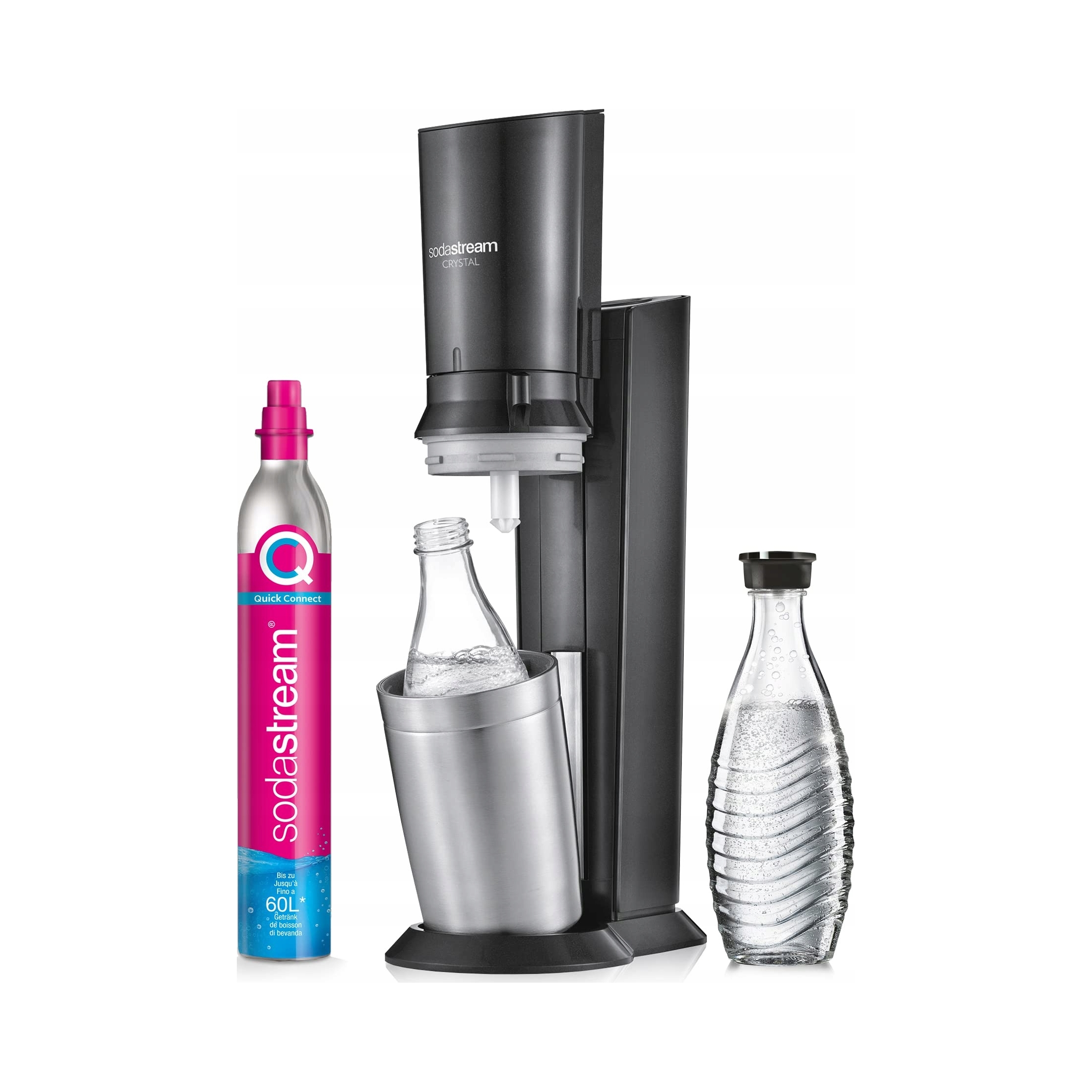 Výrobník sódy SodaStream Crystal 3.0 Cylinder karafa 60L
