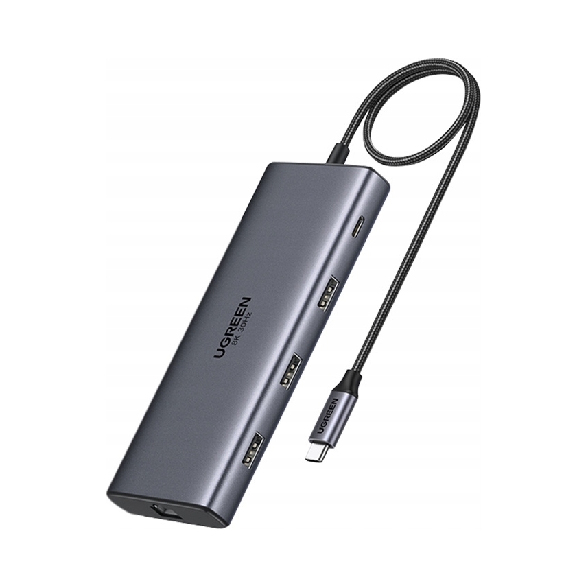Ugreen Revodok Pro dokovací stanice 10v1 2HDMI 4x porty Usb C/usb A Pd 100W