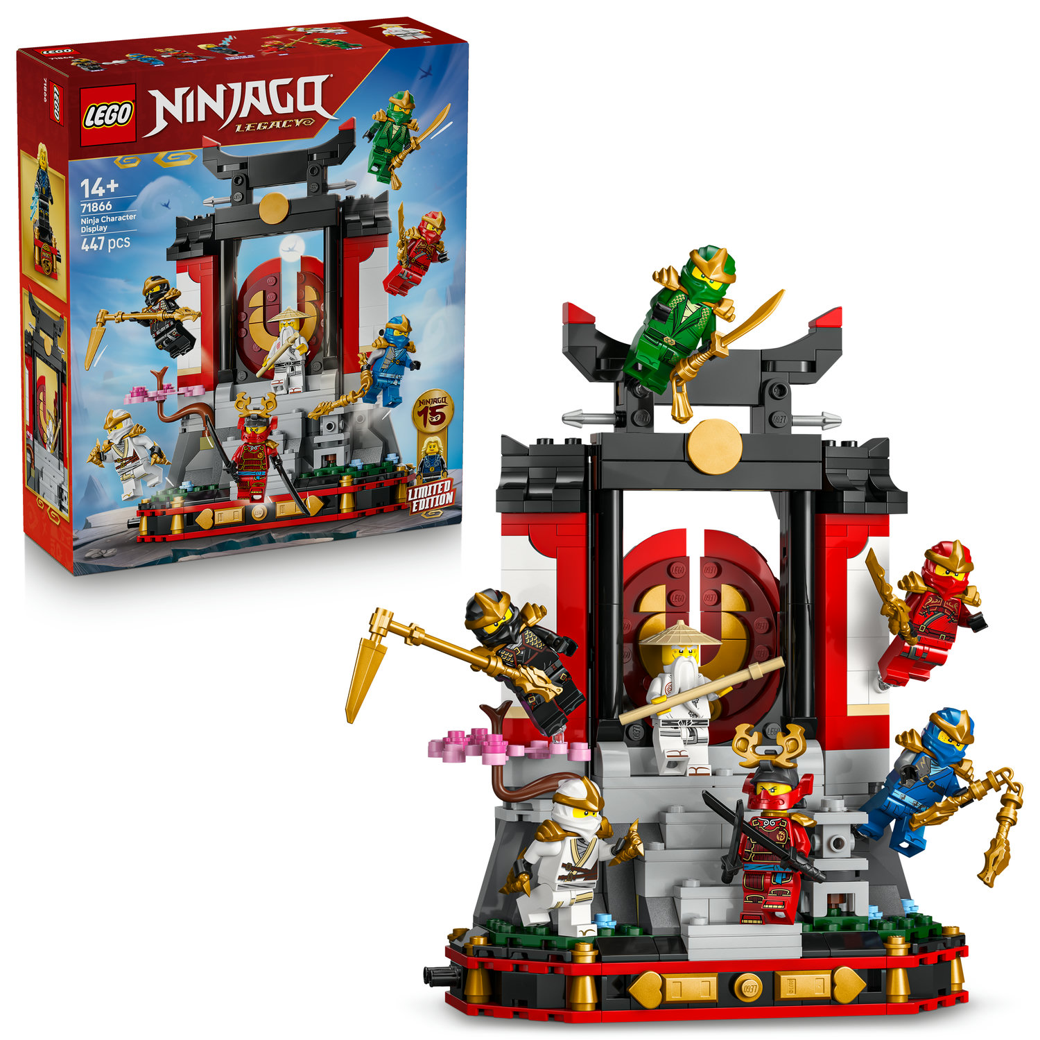 Lego Ninjago 71866 Ozdoba s postavami nindžů k 15. výročí