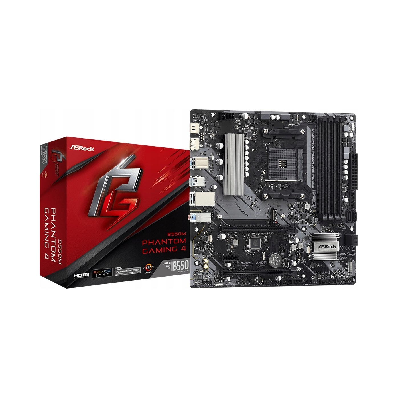 Základná doska Atx ASRock B550 Phantom Gaming 4