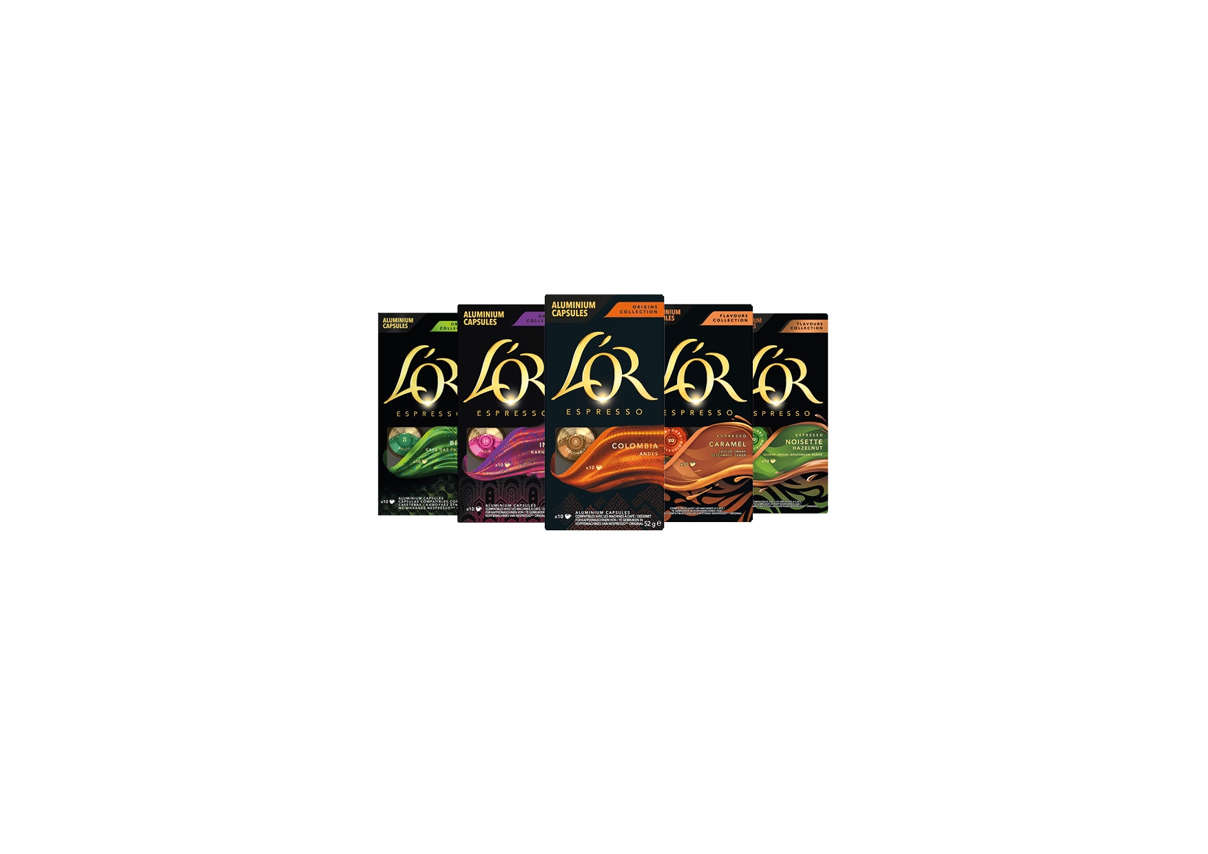 L'or MixPack Flavoured a Origins collection 50 ks kapslí