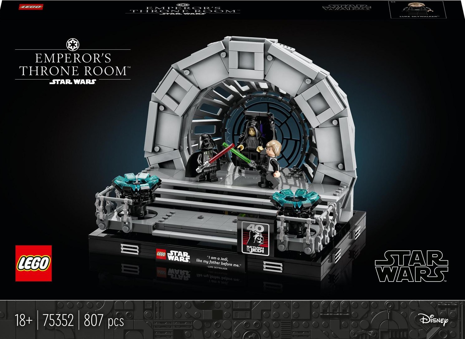 

Lego Star Wars 75352 Sala tronowa Imperatora