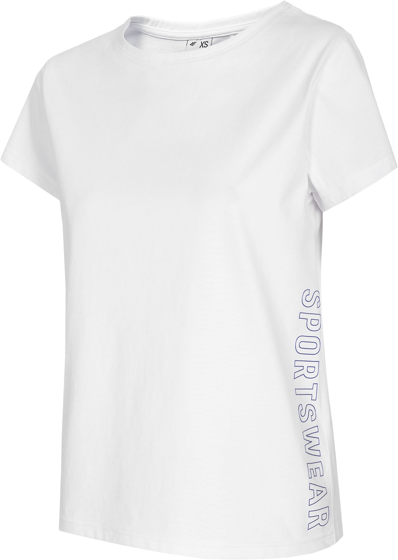 

T-shirt damski 4F H4L21-TSD020 biały r.S