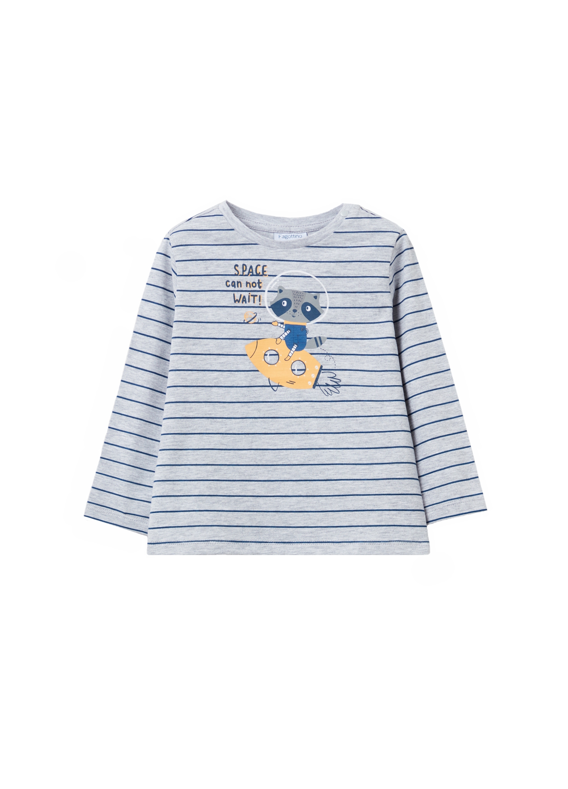 

T-shirt dla chłopców Ovs 1281148 szary r.86
