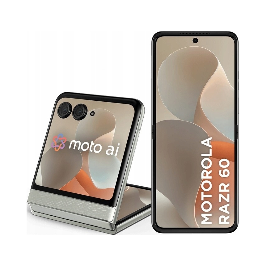 Telefon Smartfon Motorola Razr 60 8 Gb 256 Gb 5G biały Oled 8/256GB