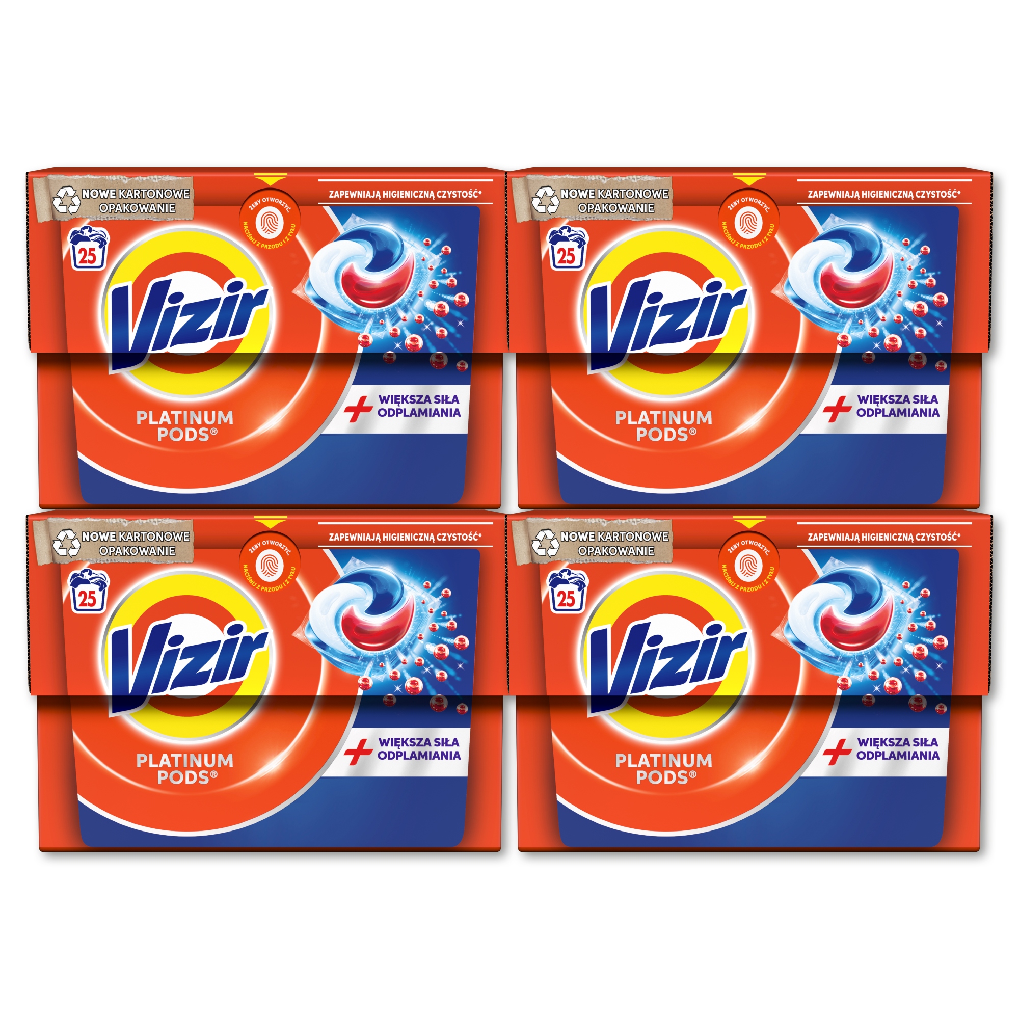 

Vizir Platinum Pods Kapsułki do prania 4x25