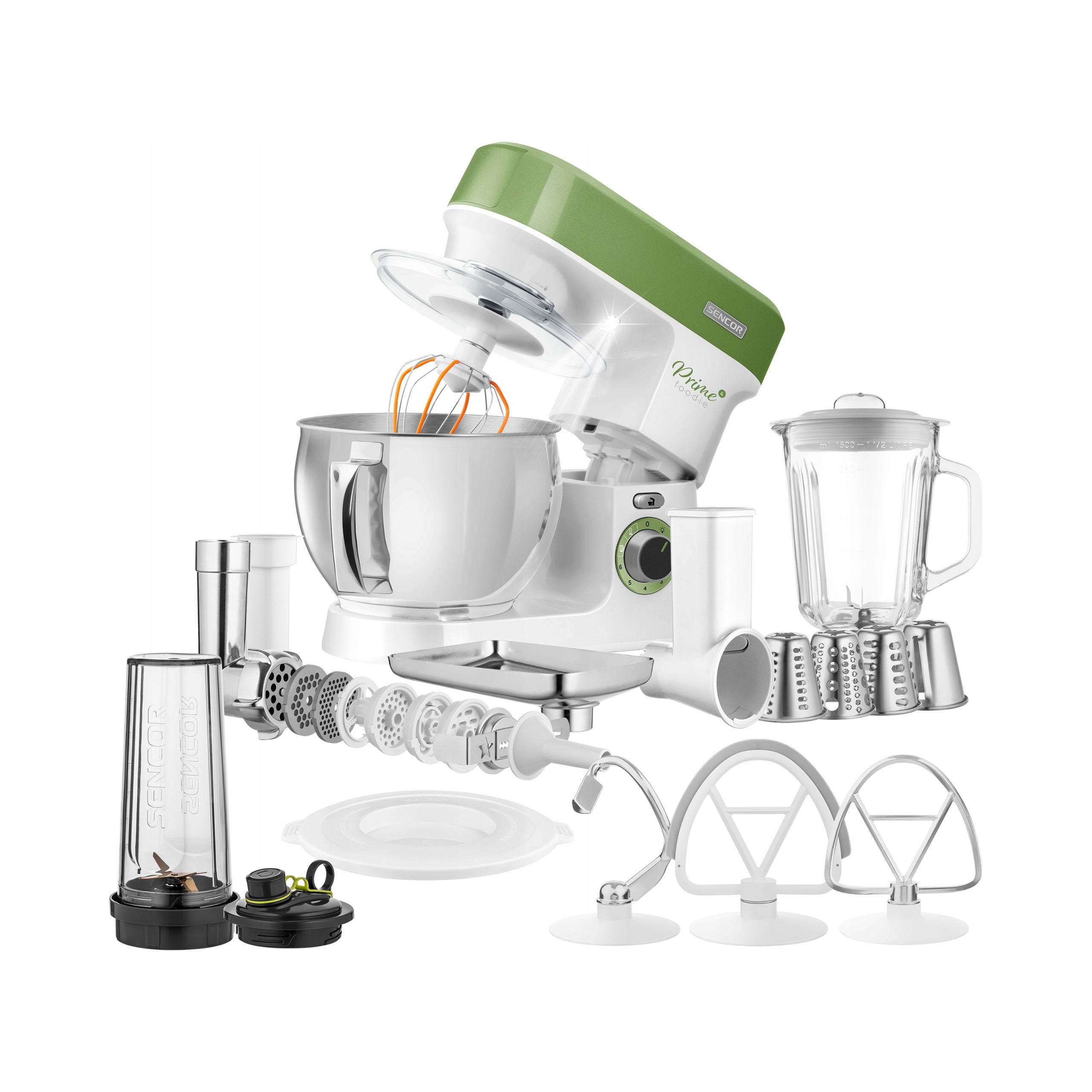 Kuchyňský robot Sencor Stm 3780GG 1200 W zelený