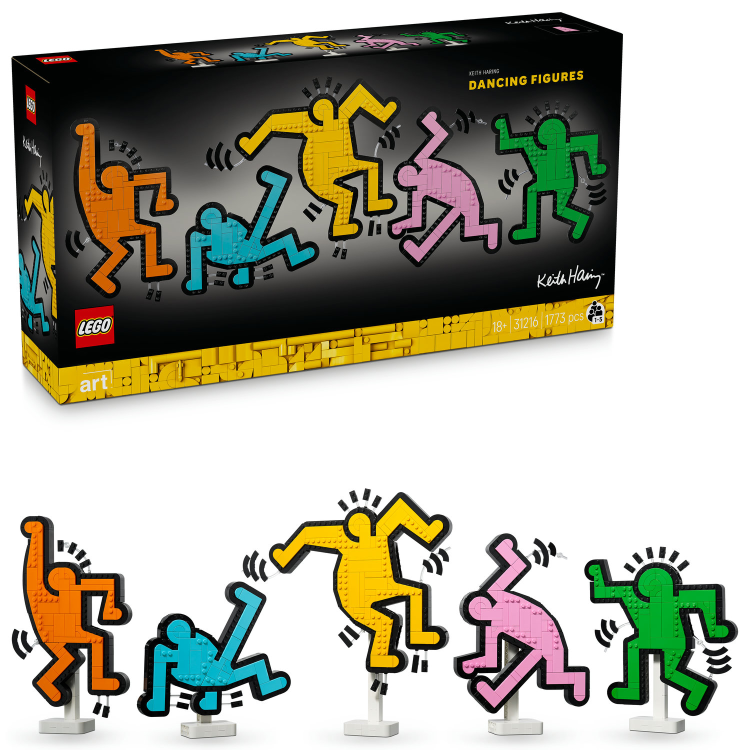 Lego Art 31216 Keith Haring – Tančící postavy