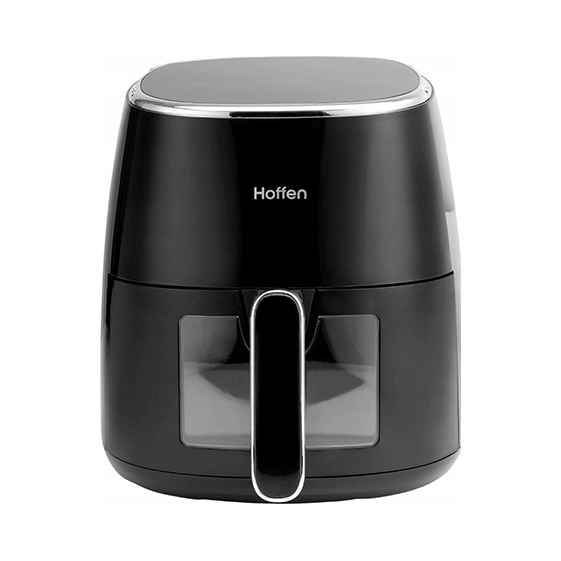 Beztuková Fritéza S Okienkom Hoffen, 1550 W, 5 L, Čierna Air Fryer