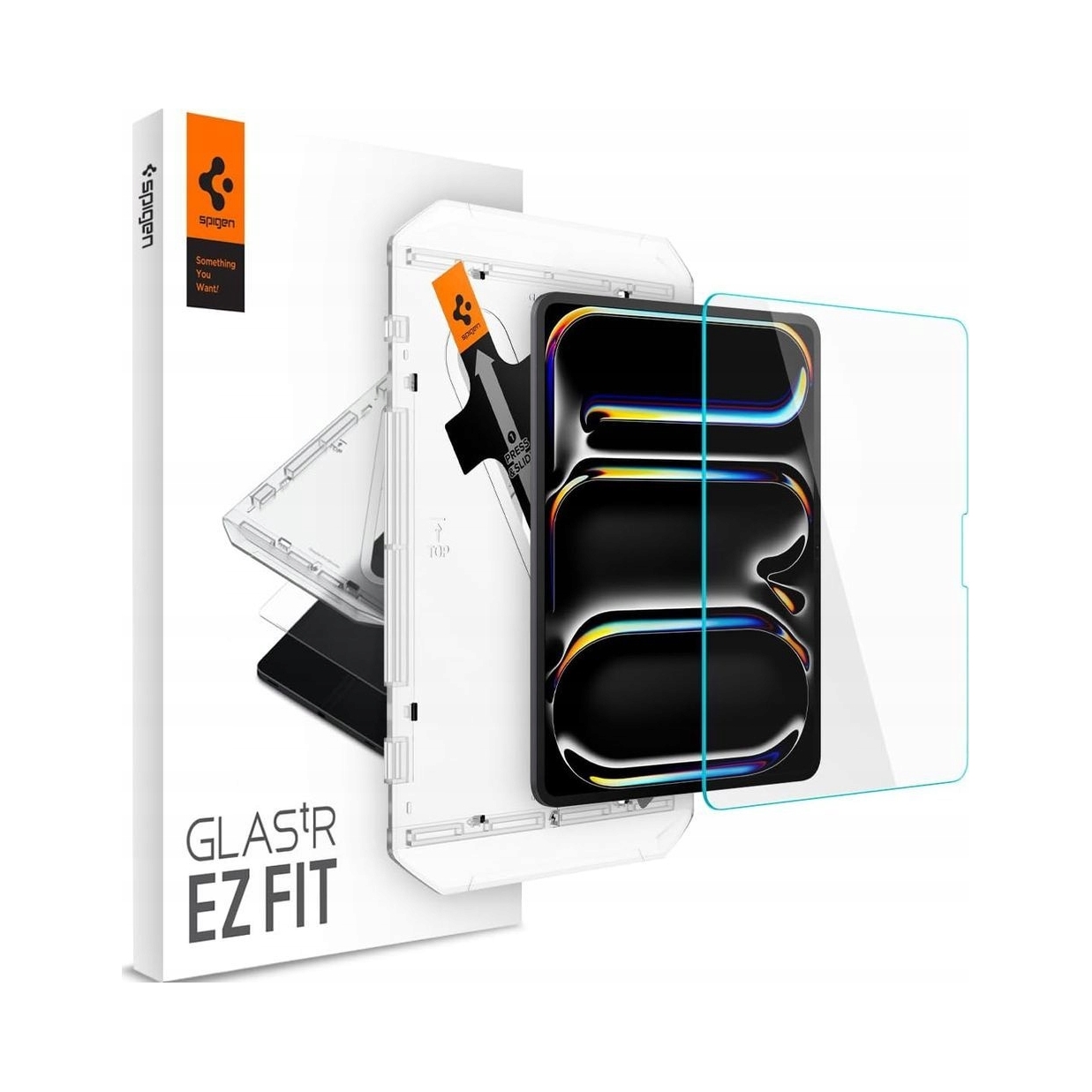Tvrzené sklo pro iPad Pro 13" 2025/2024, Spigen Ez Fit, s aplikátorem