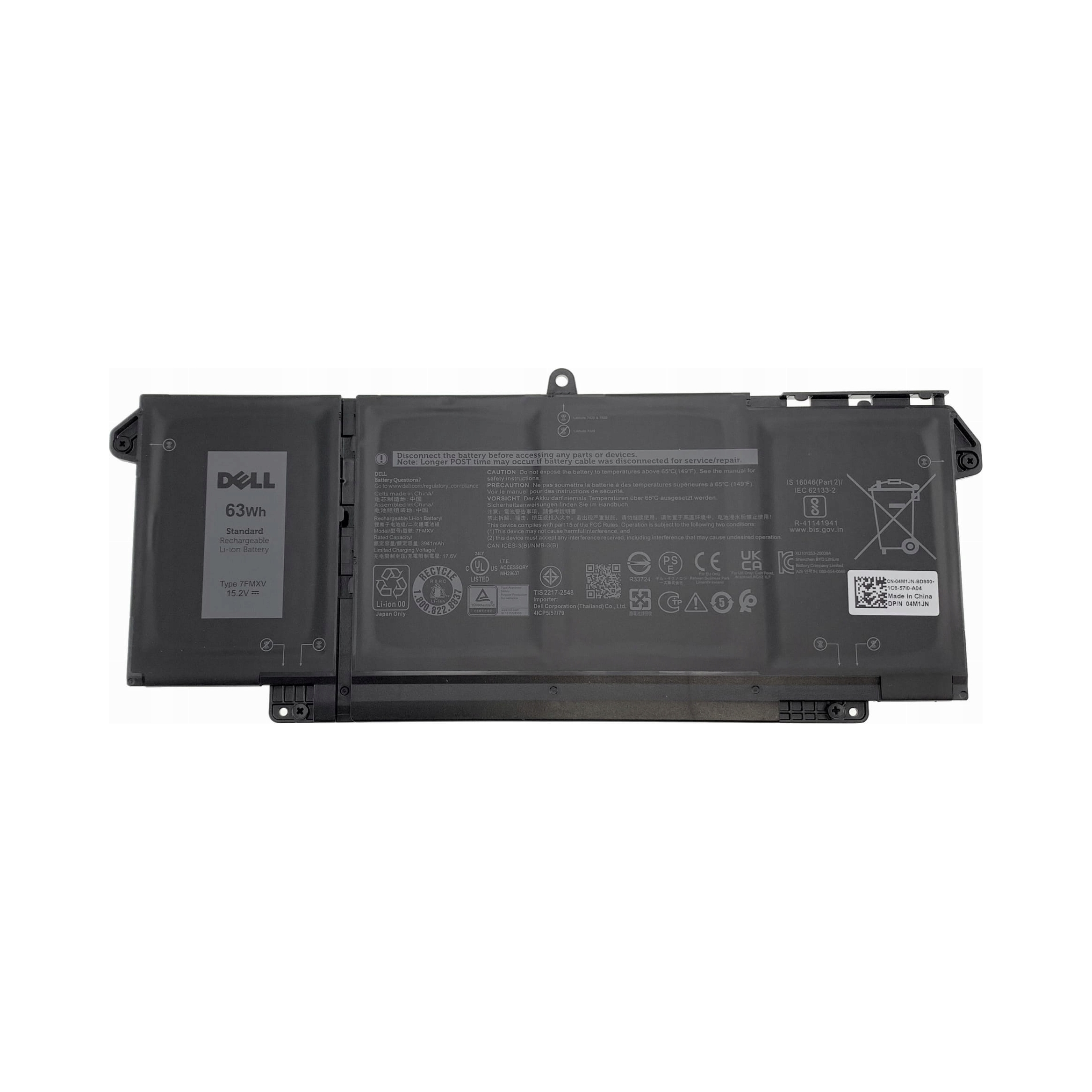 Batéria Dell 7FMXV 63Wh Latitude 5320 7420 7520 originálna