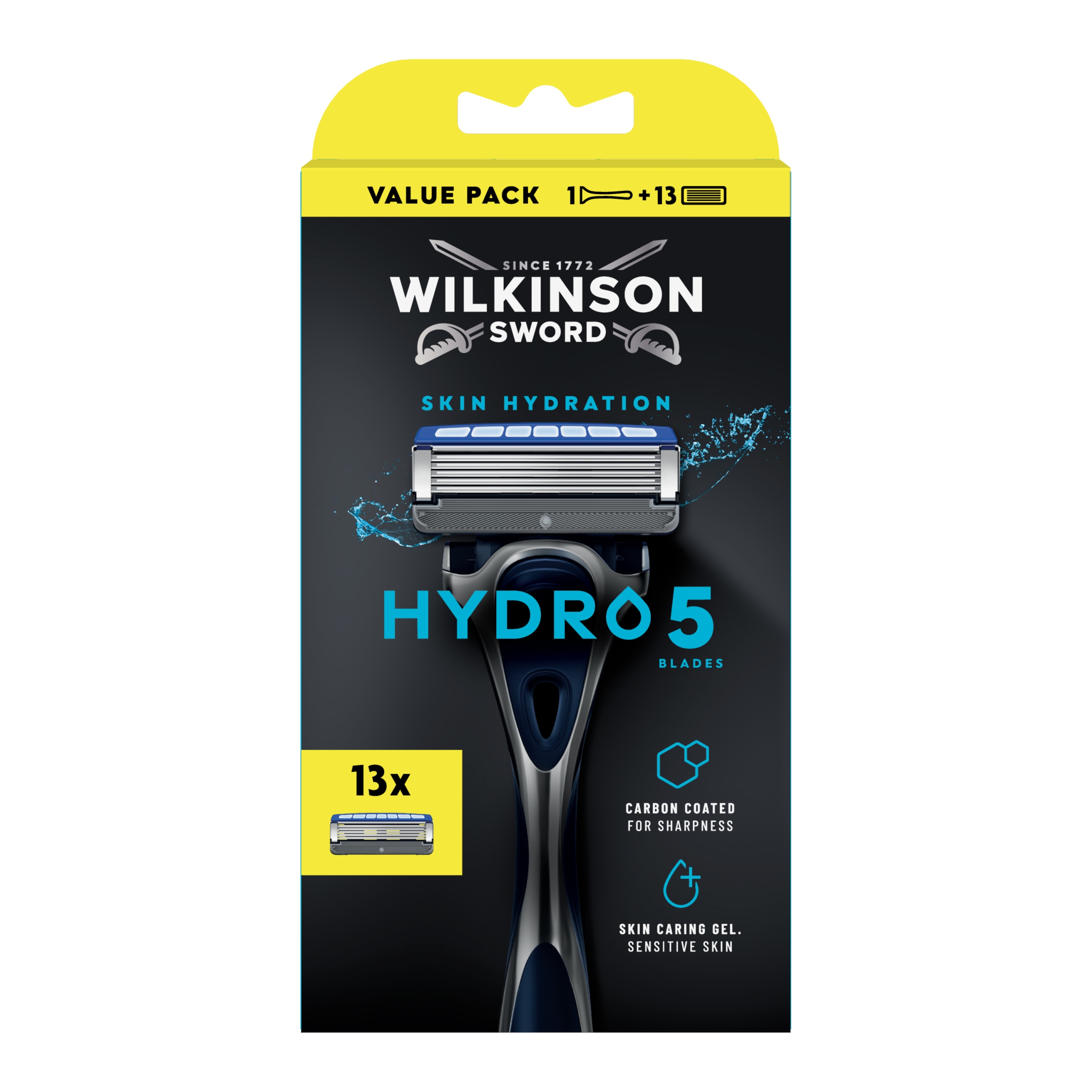 Wilkinson Wkł+masz.sys. Hydro 5 /13+1 nová holicí hlavice