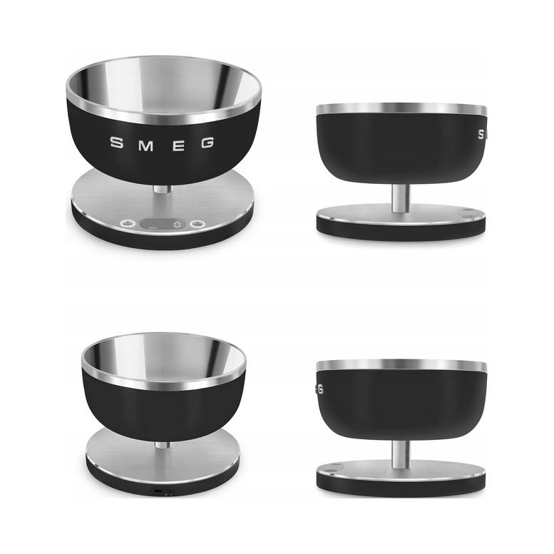 Waga kuchenna Smeg KSC01BLMWW czarny 5 kg 50'S Style