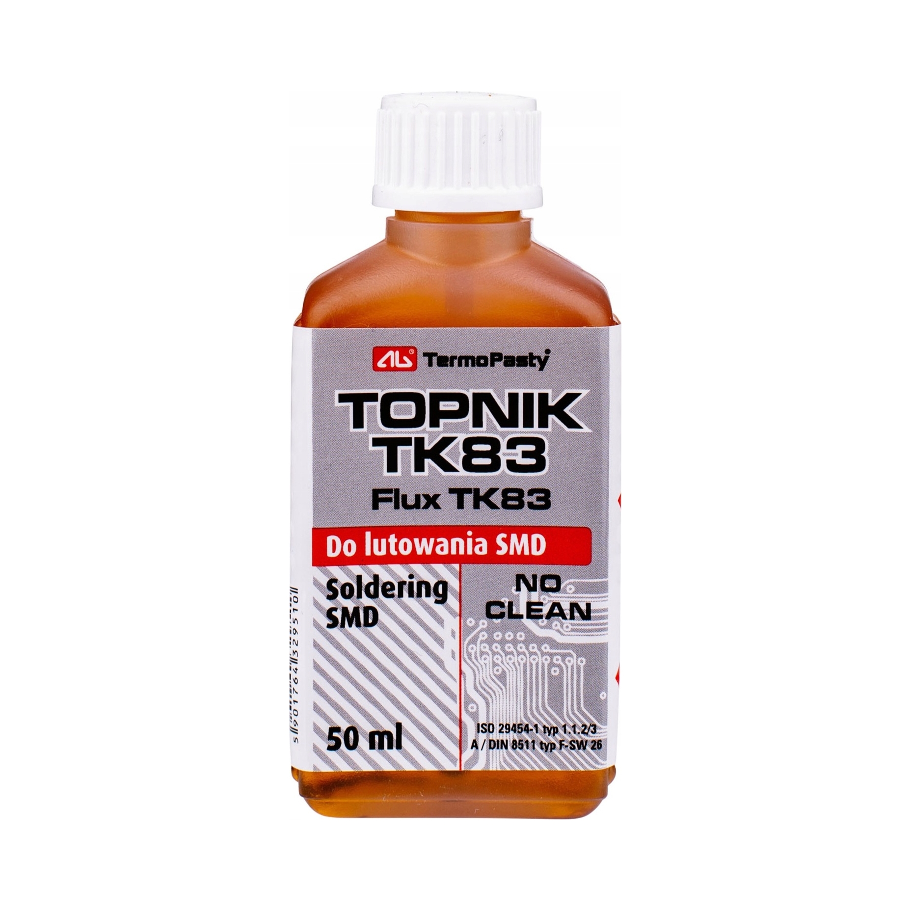 TK83 Topnik 50ml z pędzelkiem do lutowania Smd AGT-044 Ag Termopasty
