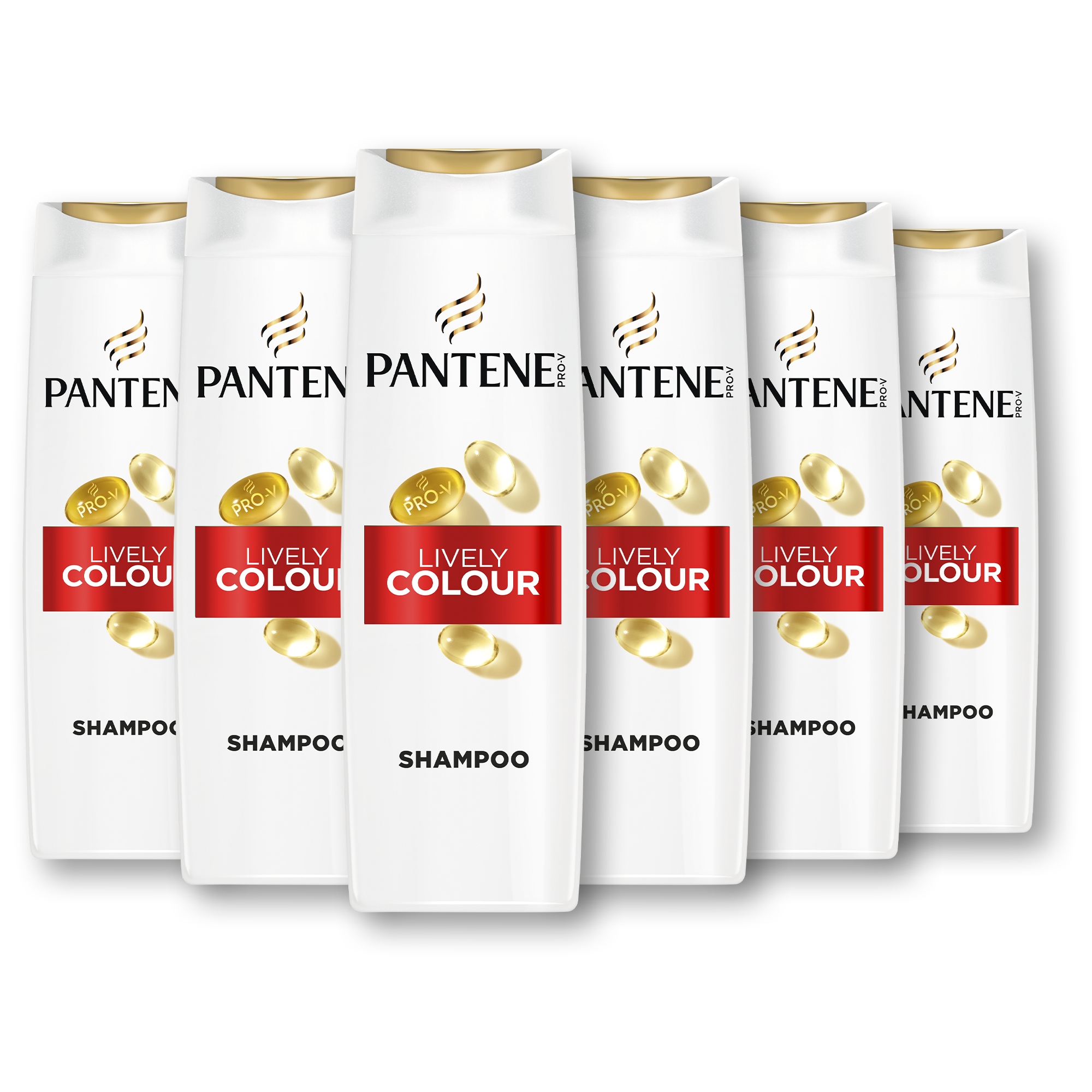 Pantene Pro-V Color Protect Szampon do włosów farbowanych, 6 x 400 ml