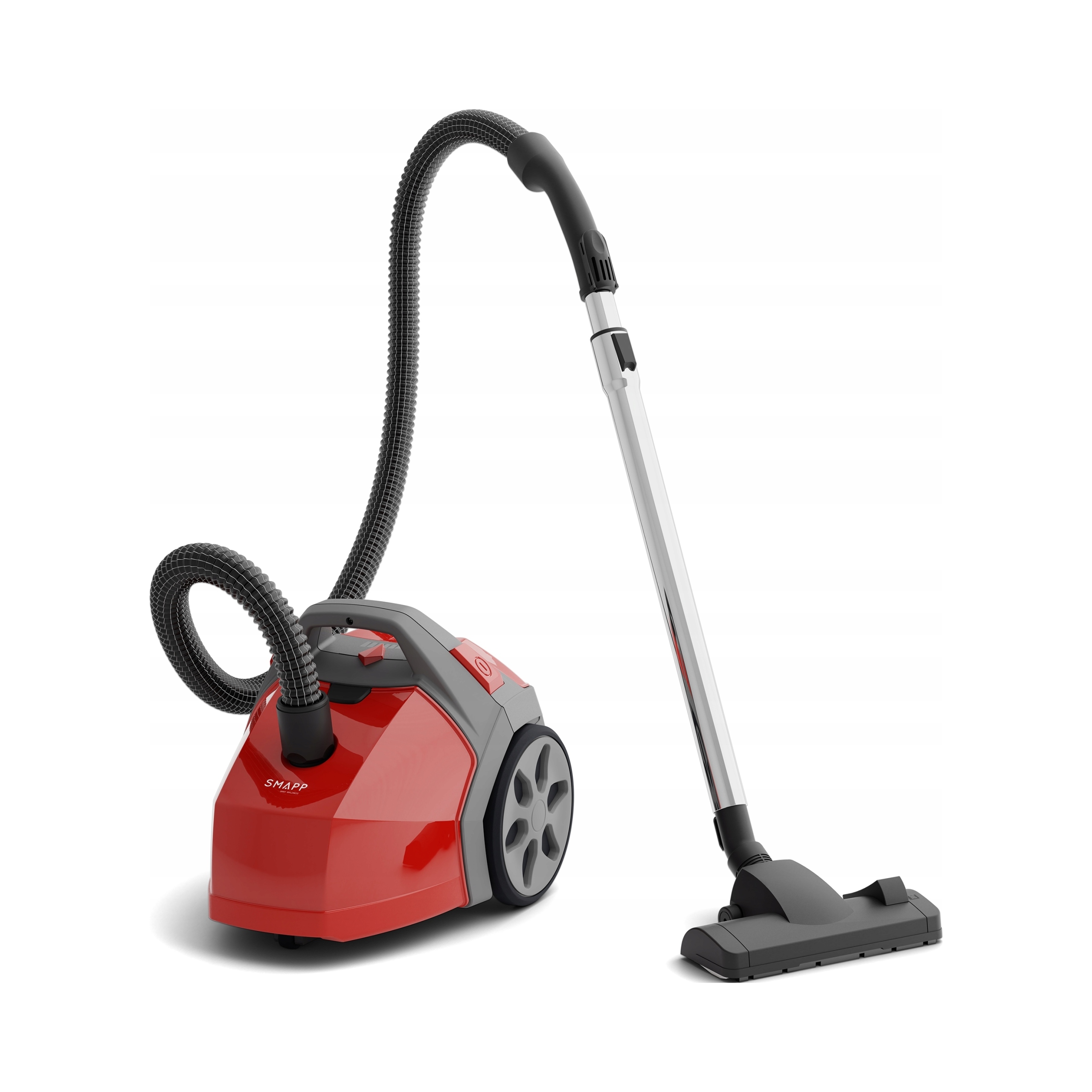 Odkurzacz workowy Smapp 608.2 czerwony 900W Dynamic ssawka parkietowa