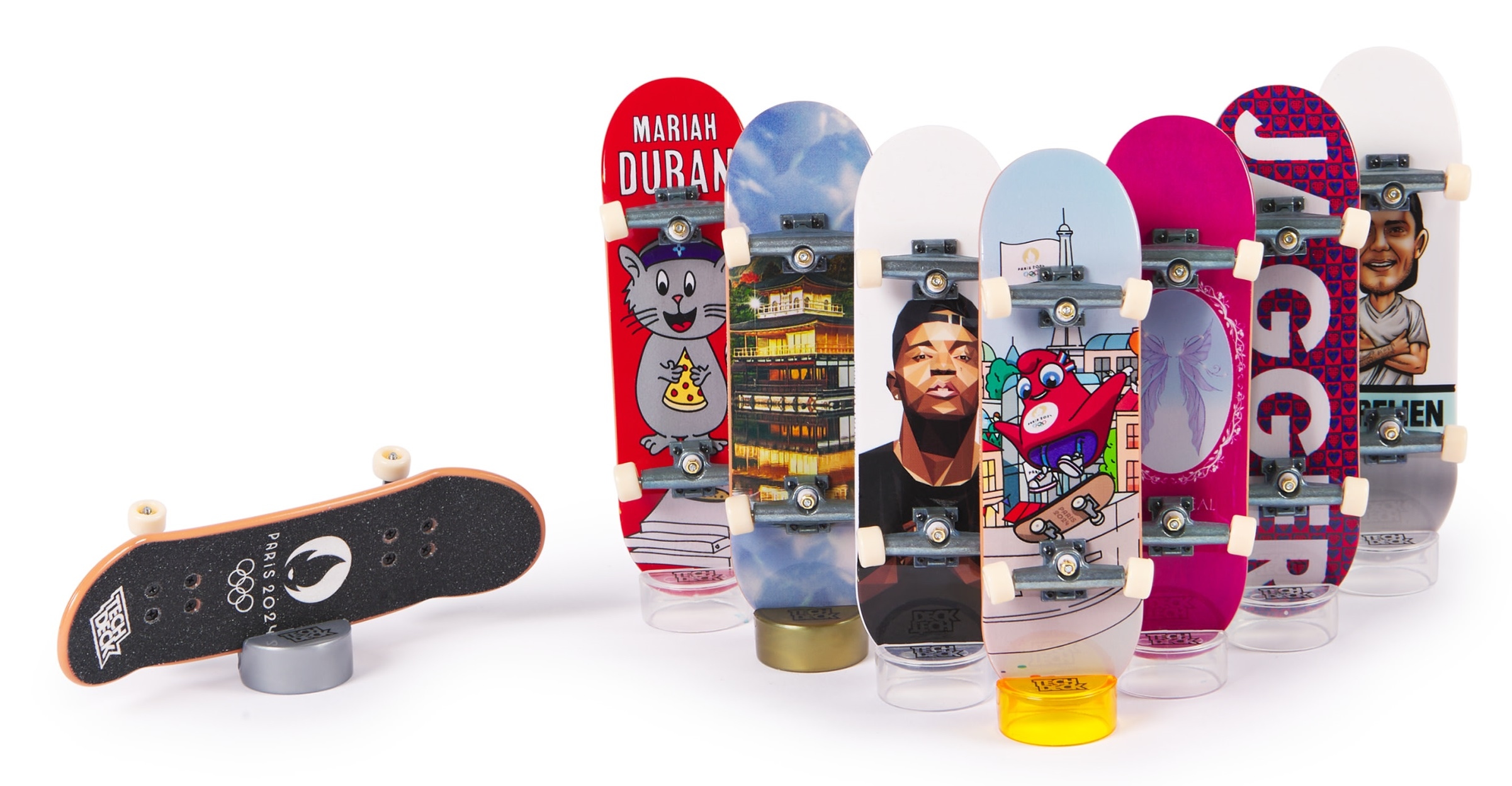 Tech Deck Zestaw Competition Legends Paris 2024 8-PACK