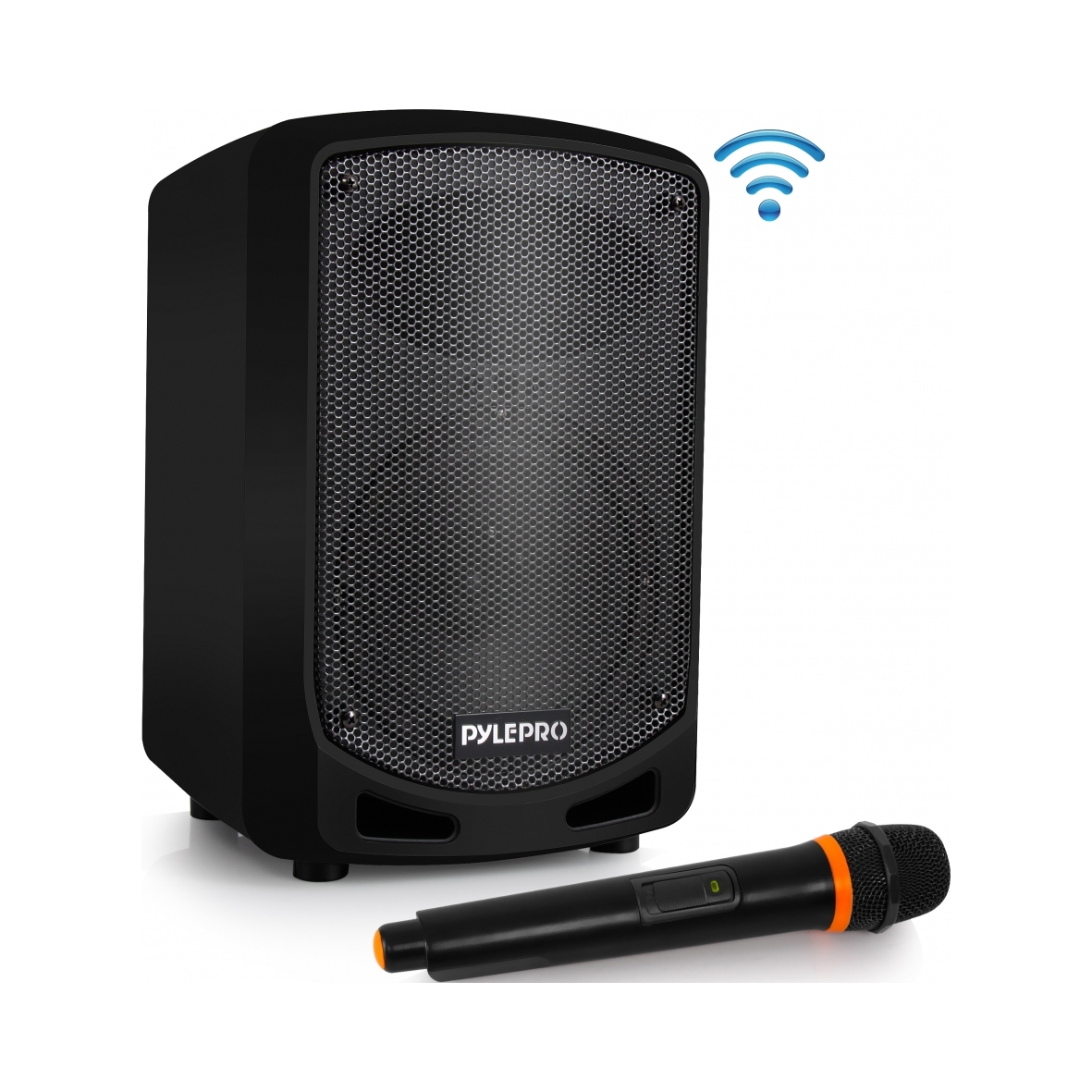 PYLE Przenośna Karaoke Maszyna Bluetooth Głośnik Party 600W LED MP3 USB SD — miniatura 8