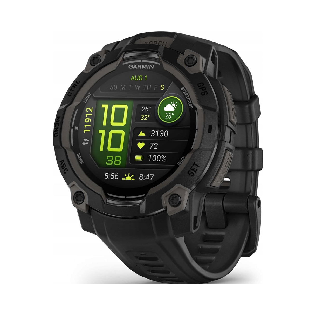Smart hodinky Garmin Instinct 3 čierne