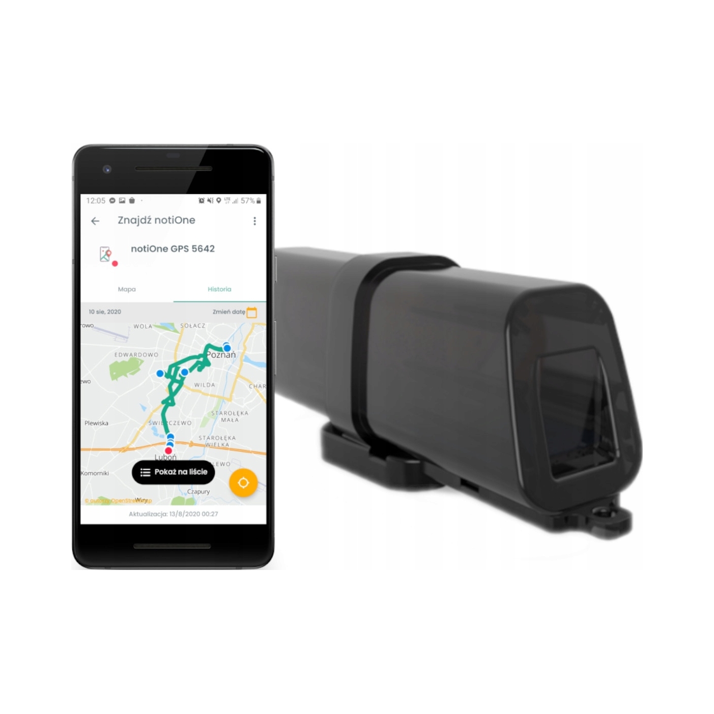 Lokalizator Gps notiOne Gps Plus Lokalizator kluczy bagażu