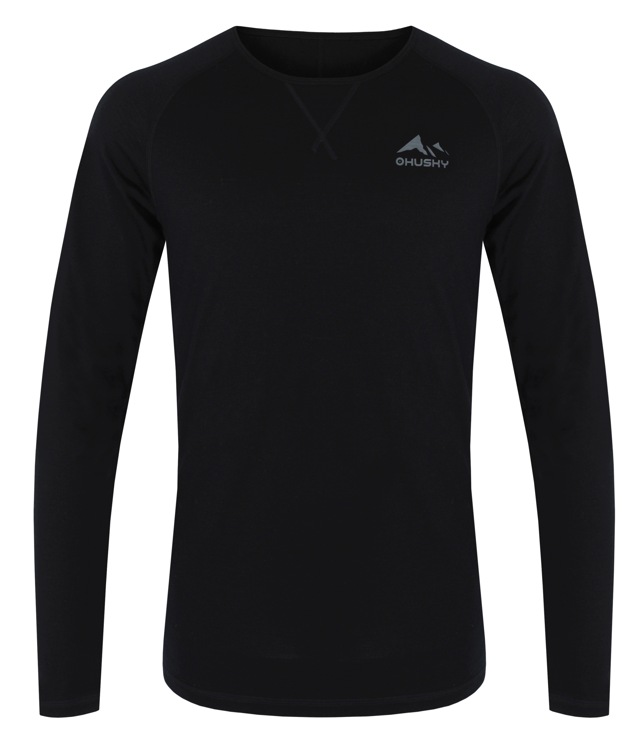 Husky Pánské merino triko Merow M black, velikost M