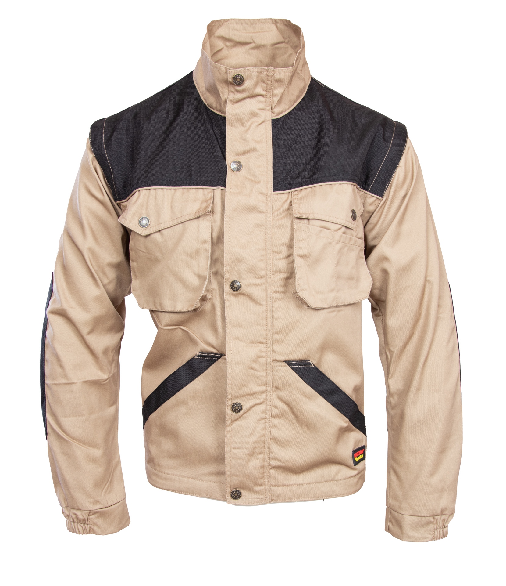 Mikina Brixton Practical béžová velikost 3XL Apbl