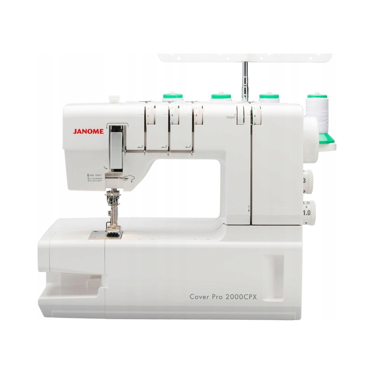 Maszyna do szycia coverlock domowy Janome 2000CPX Gratisy