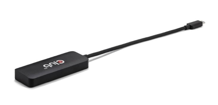 Club3D hub Mst Usb-c na 3xDisplayPort Single: 8K30Hz Triple: 4K60Hz