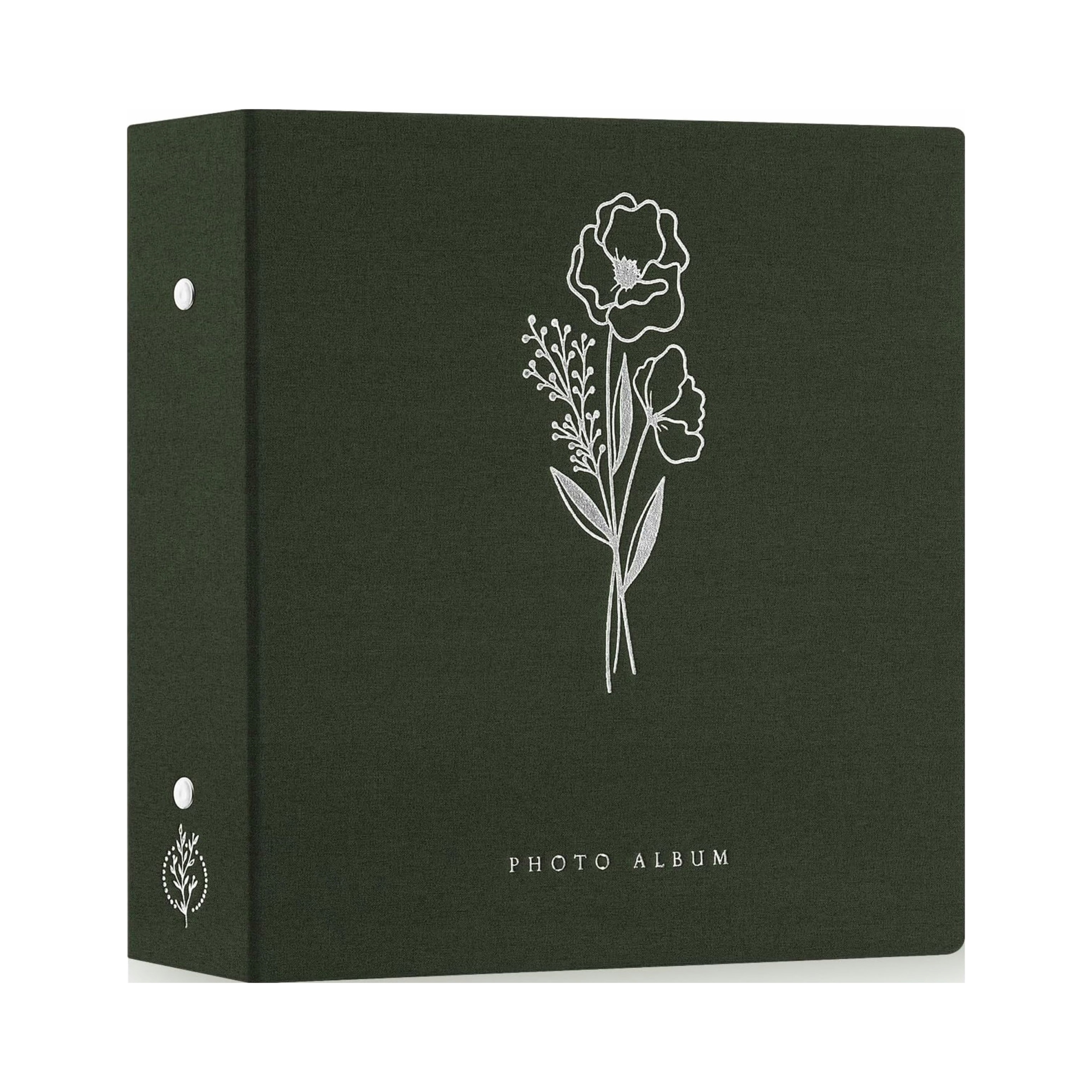 Album fotograficzny z kieszeniami zielony 1000 zdjęć 10x15 cm