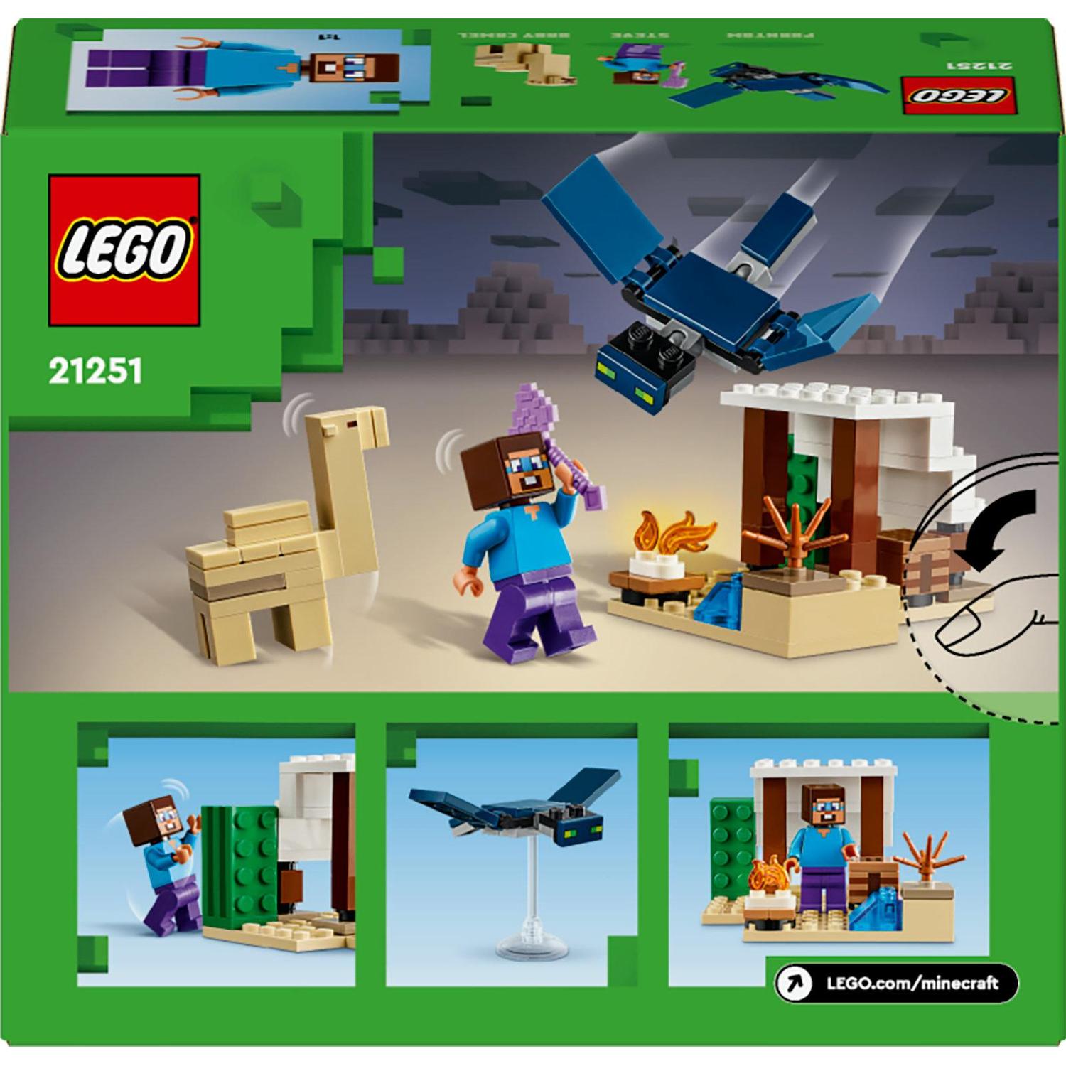LEGO MINECRAFT 21251 PUSTYNNA WYPRAWA STEVE'A Marka LEGO