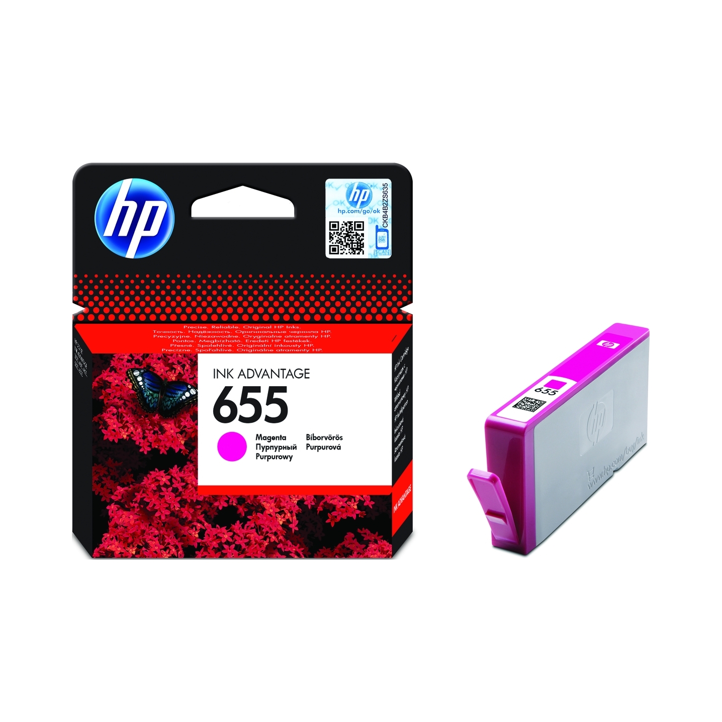 HP Tusz nr 655 Magenta CZ111AE