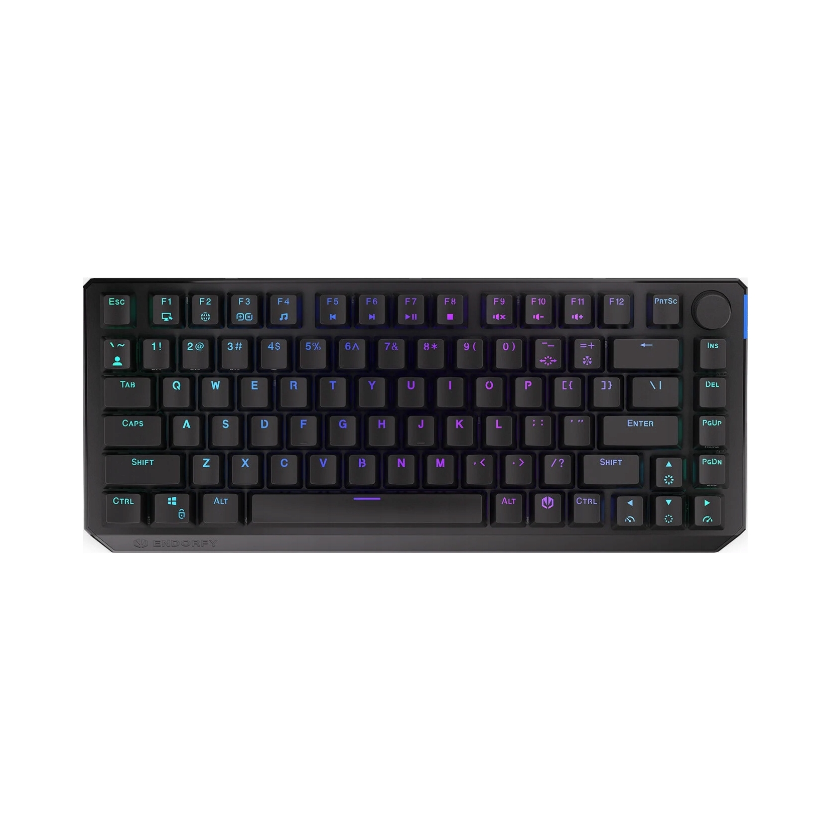 Mechanická klávesnica Endorfy Thock 75 Wireless Kailh Box Red Čierna
