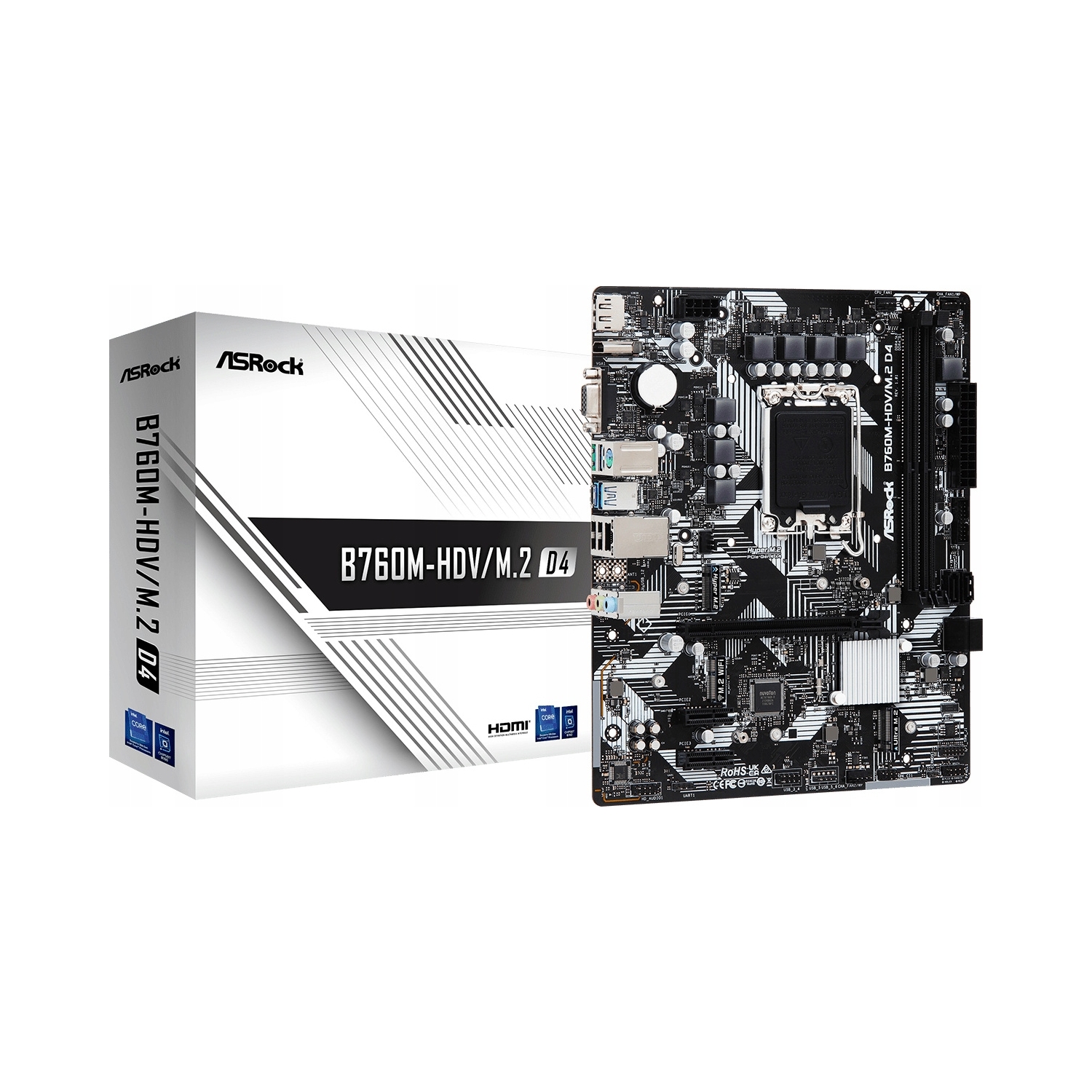 Základná doska Micro Atx ASRock B760M-HDV/M.2 D4