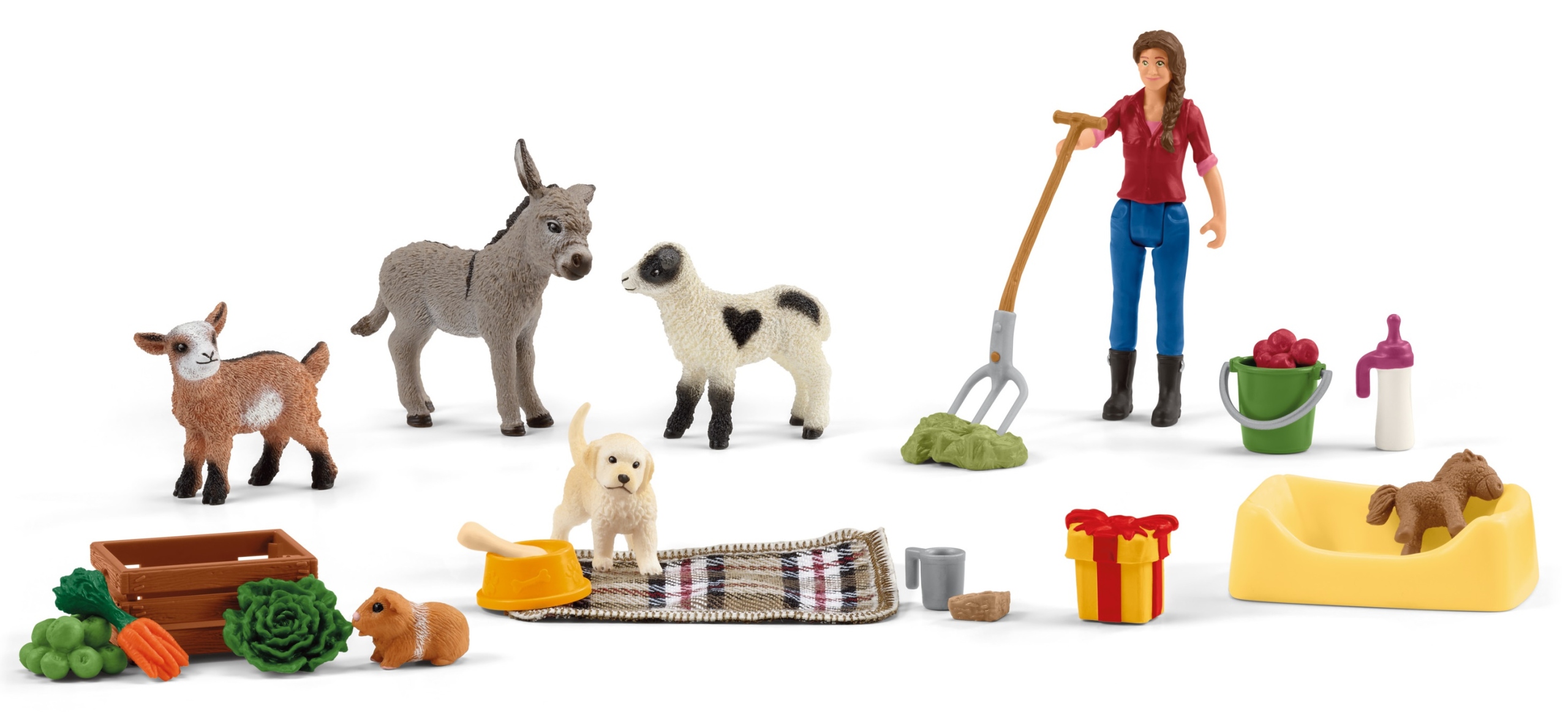 Адвент-календарь Schleich Farm World 98983, фигурки и аксессуары для фермы, 24 окошка, от 3 лет — фото 2
