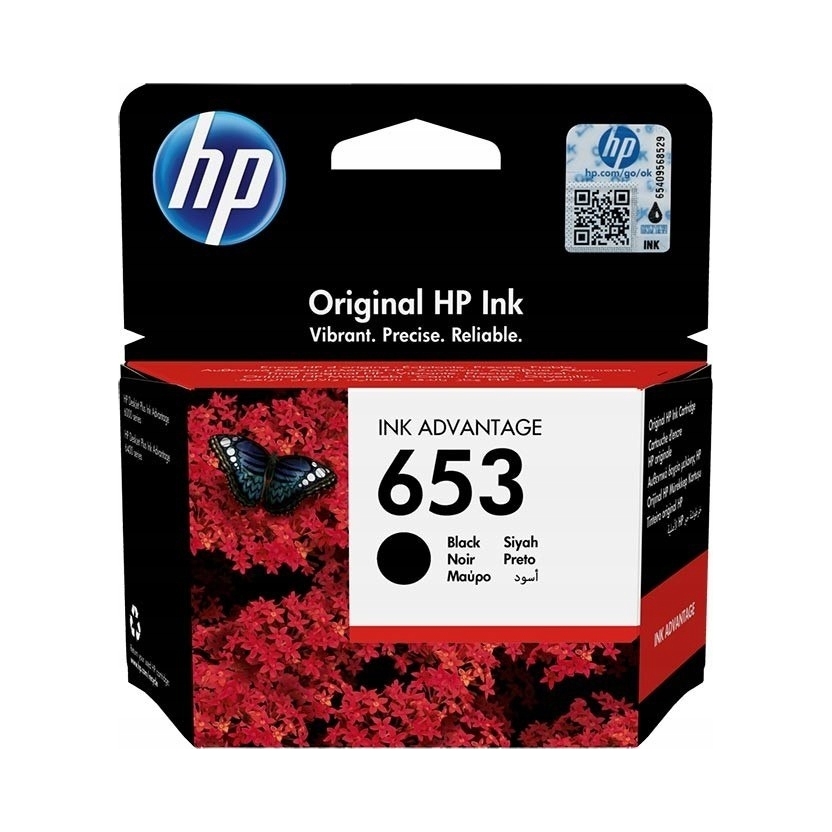 wkład atramentowy Hp 653 czarny 3YM75AE 6475 6075