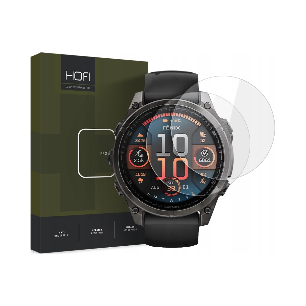 Szkło Hartowane Hofi Glass Pro+ 2- Pack Garmin Fenix 8 8 Pro Amoled (47