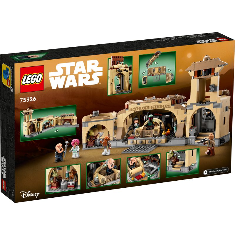 Lego Star Wars Trůnní sál Boby Fetta 75326