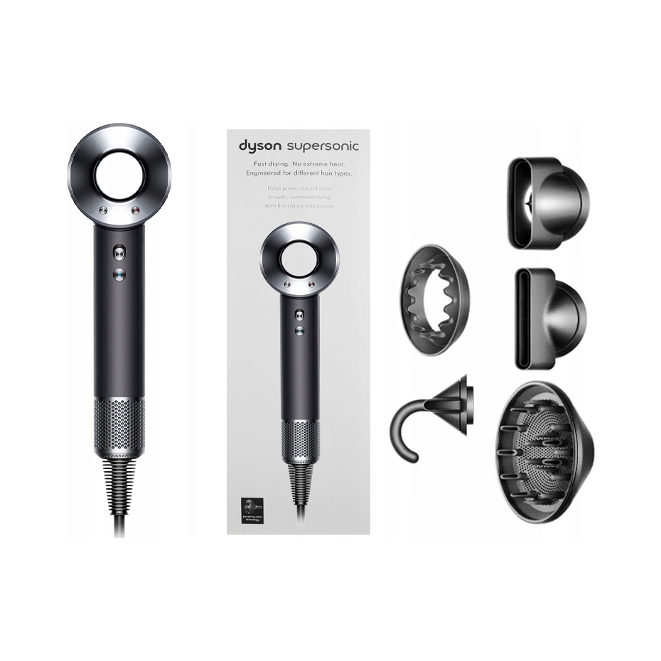 Sušič vlasov Dyson Supersonic HD08 čierny a nikel