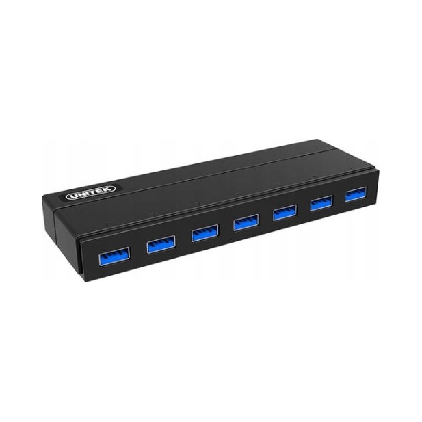 Unitek Y-3184 hub 7x Usb 3.0 s napájecím adaptérem a Bc 1.2