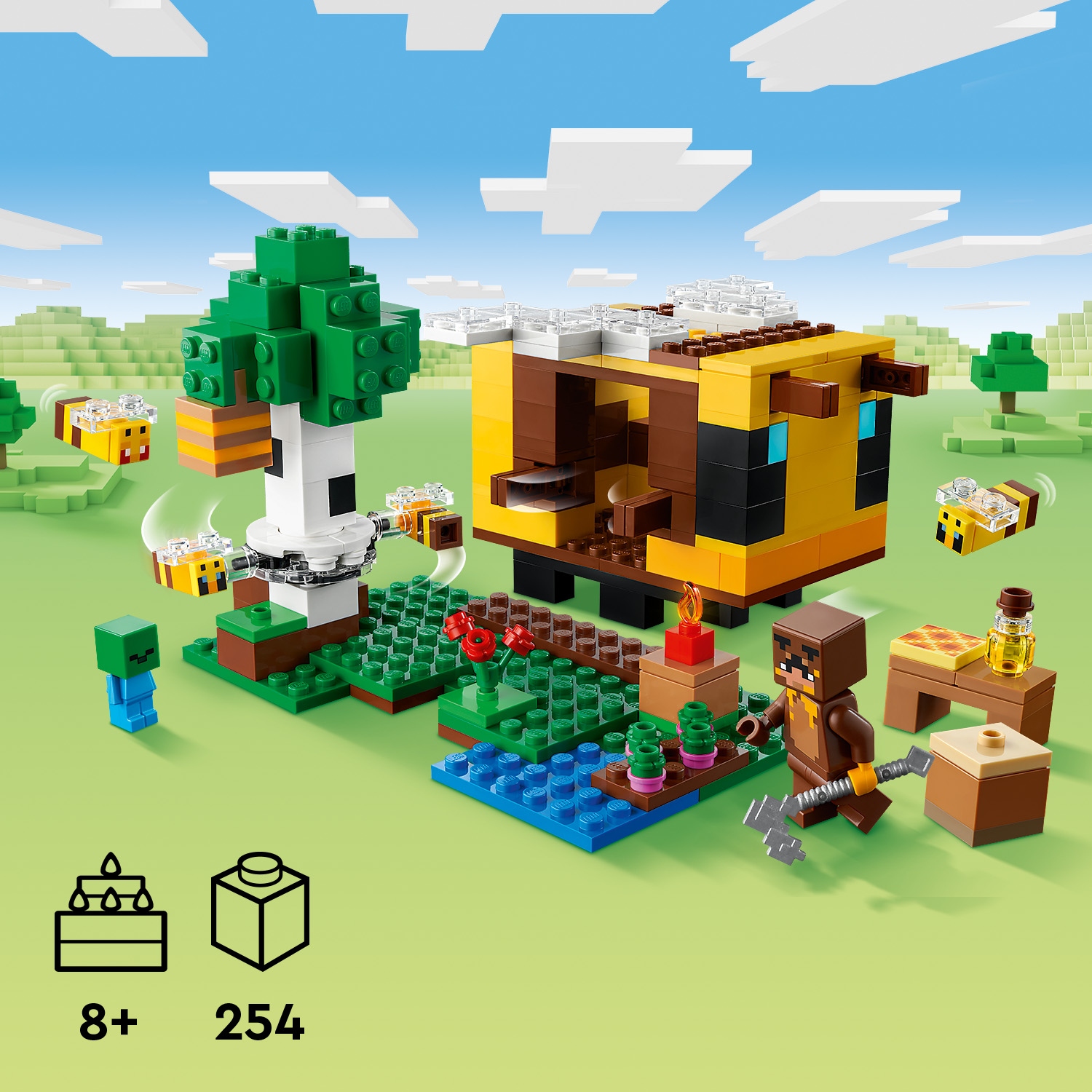 LEGO 21241 Minecraft - Pszczeli ul Marka LEGO