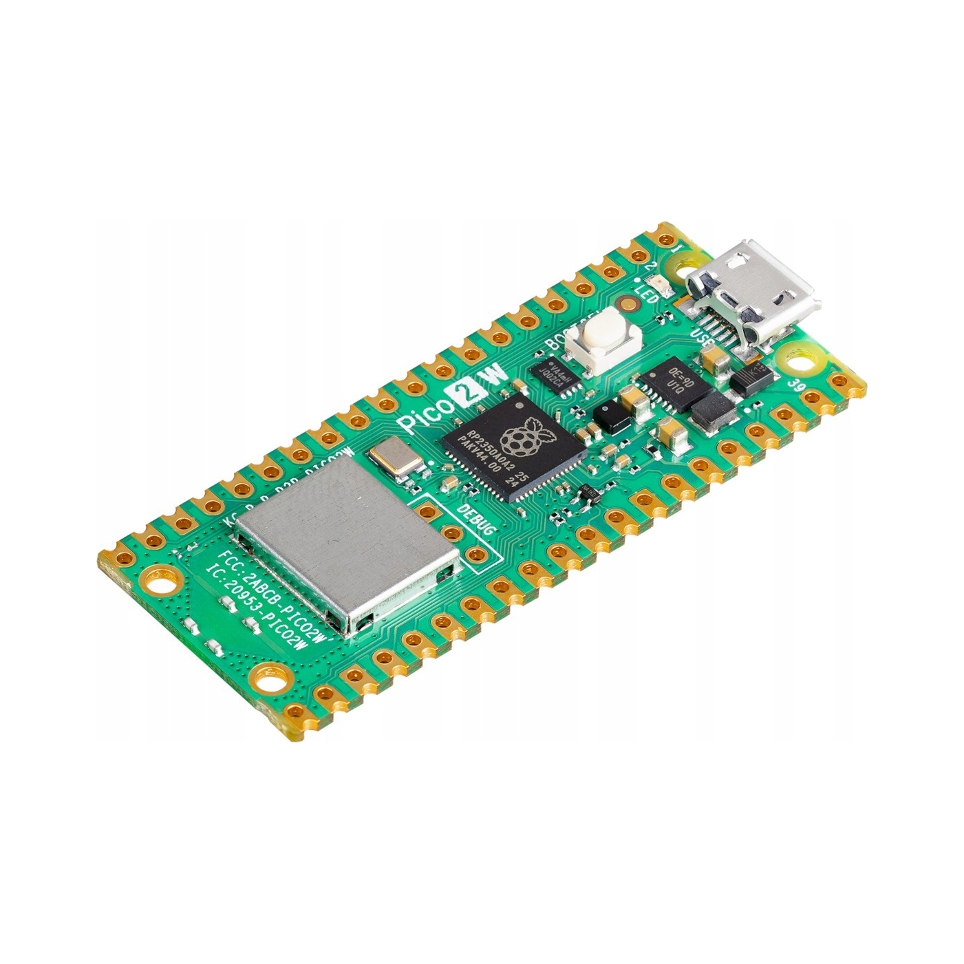 Raspberry Pi Pico 2W - RP2350, WiFi, Bluetooth